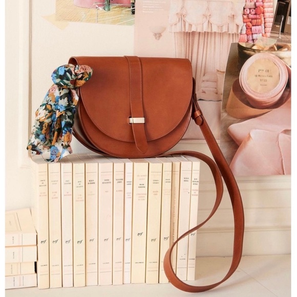 Sezane Handbags - SEZANE Claude Leather Crossbody Bag Purse